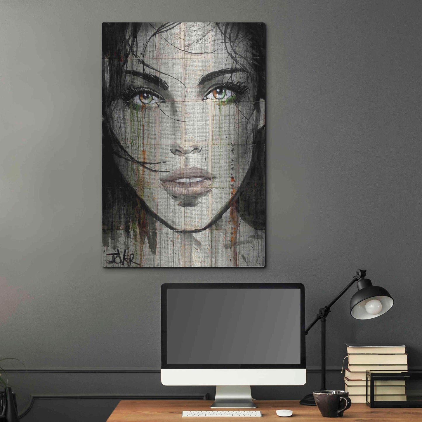 Luxe Metal Art 'Another Kind' by Loui Jover, Metal Wall Art,24x36