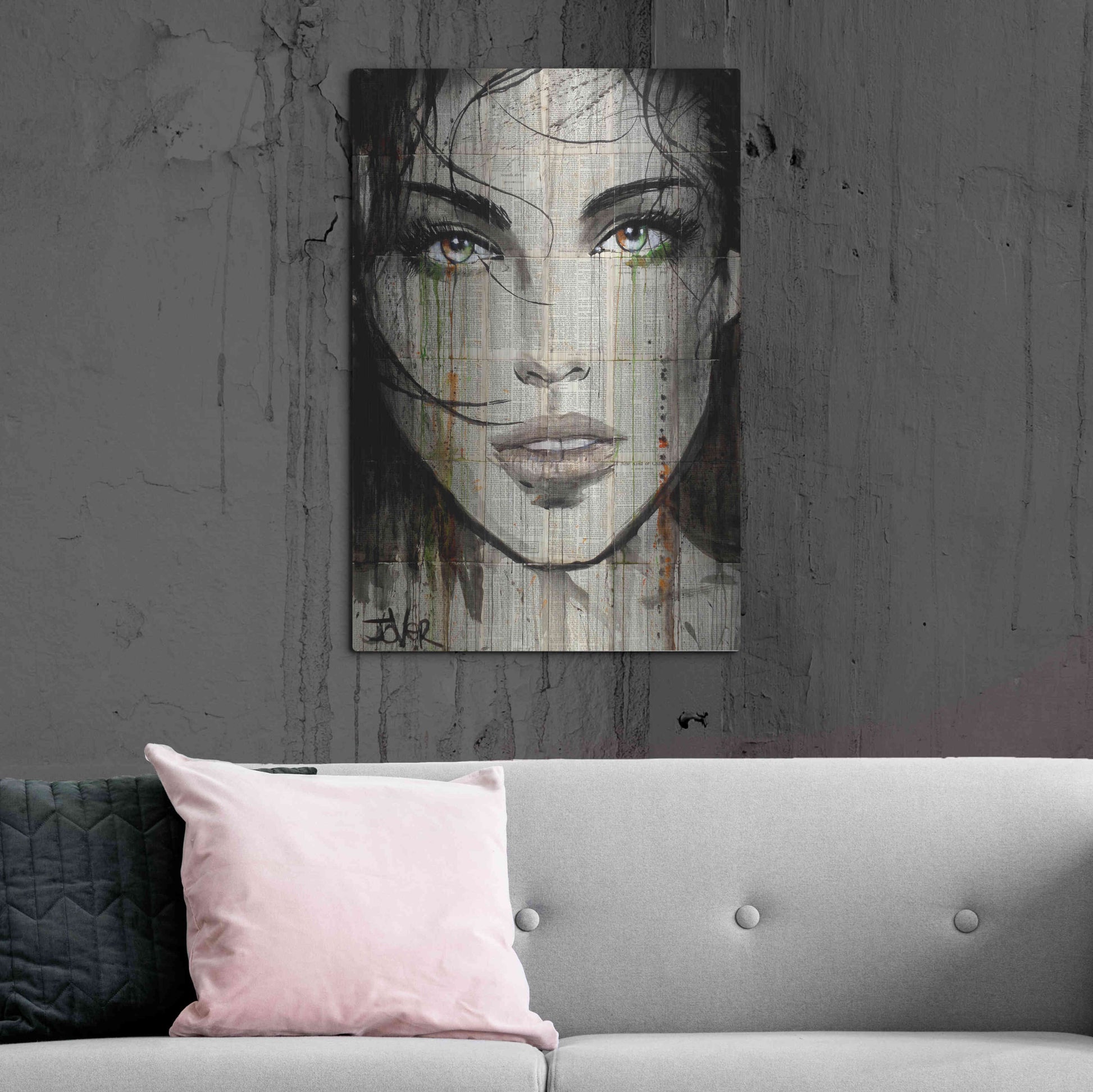 Luxe Metal Art 'Another Kind' by Loui Jover, Metal Wall Art,24x36