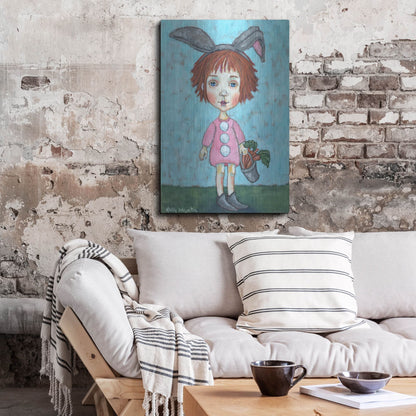 Luxe Metal Art 'Carrot Top' by Holly Wojhan, Metal Wall Art,24x36