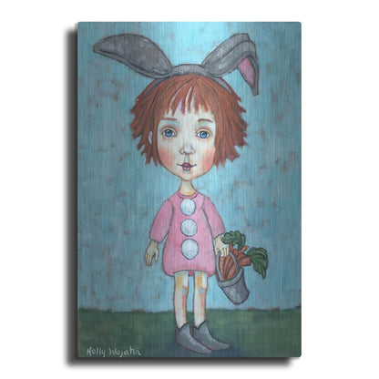 Luxe Metal Art 'Carrot Top' by Holly Wojhan, Metal Wall Art
