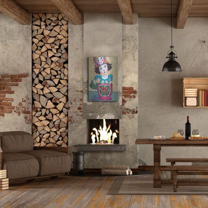 Luxe Metal Art 'A Little Russian Literature' by Holly Wojhan, Metal Wall Art,24x36