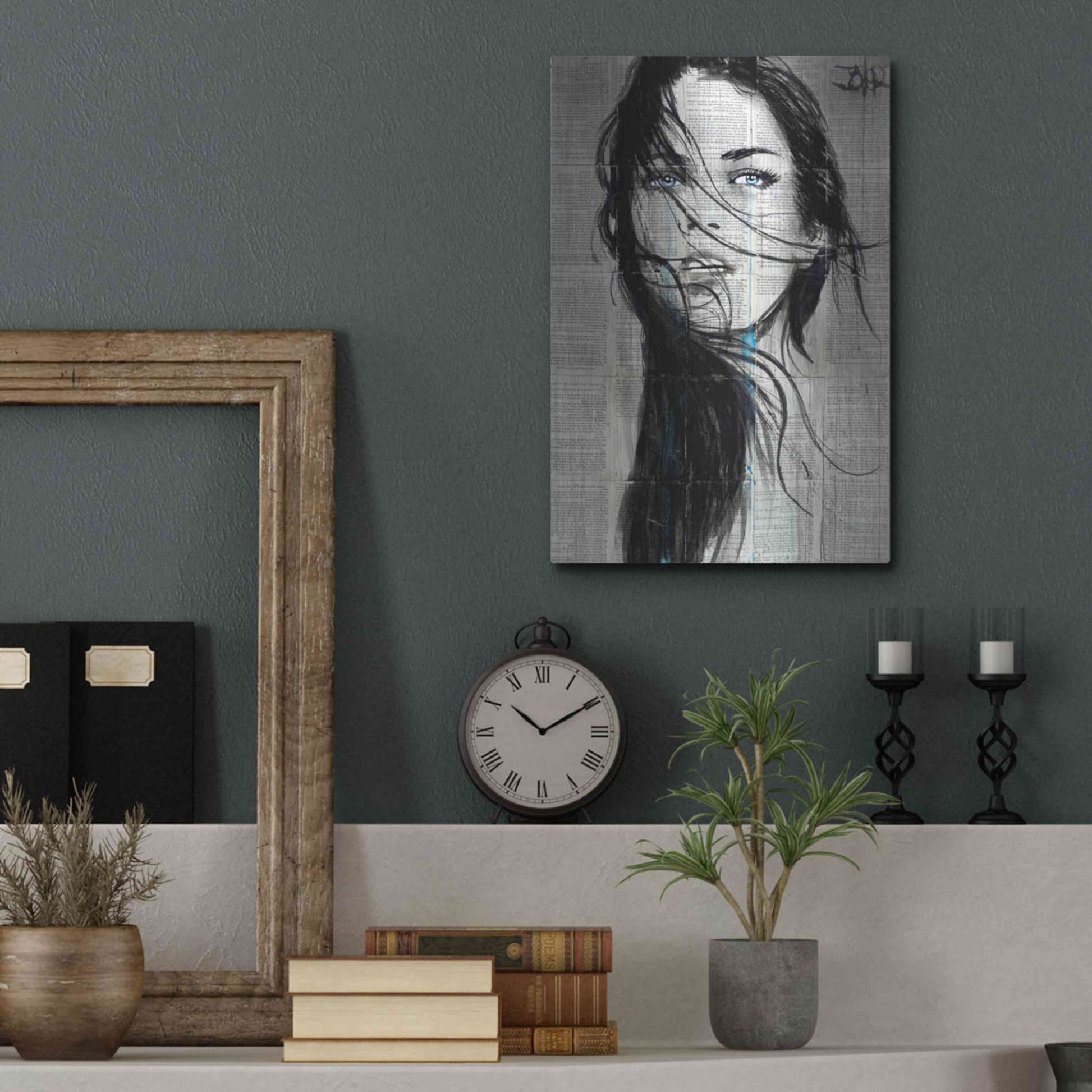 Luxe Metal Art 'Apache' by Loui Jover, Metal Wall Art,12x16