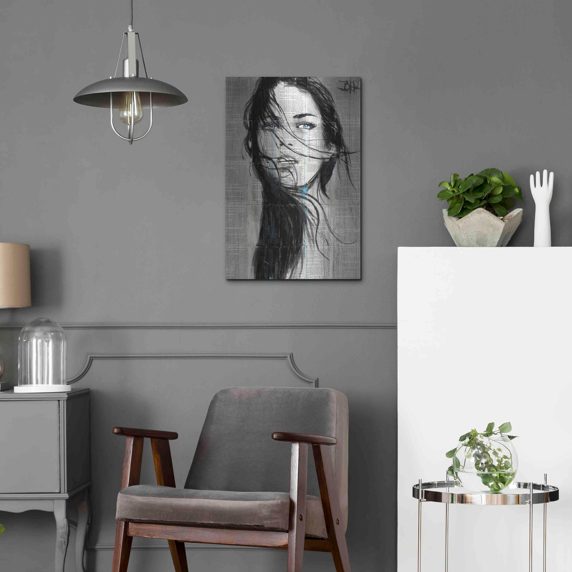 Luxe Metal Art 'Apache' by Loui Jover, Metal Wall Art,16x24