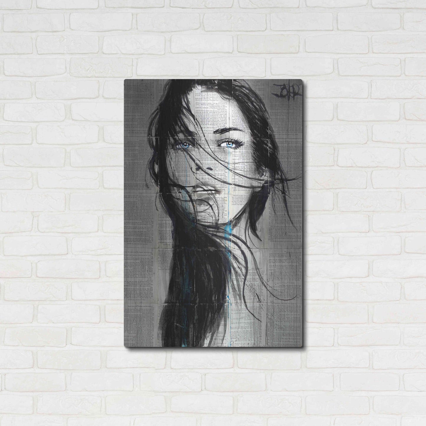 Luxe Metal Art 'Apache' by Loui Jover, Metal Wall Art,24x36