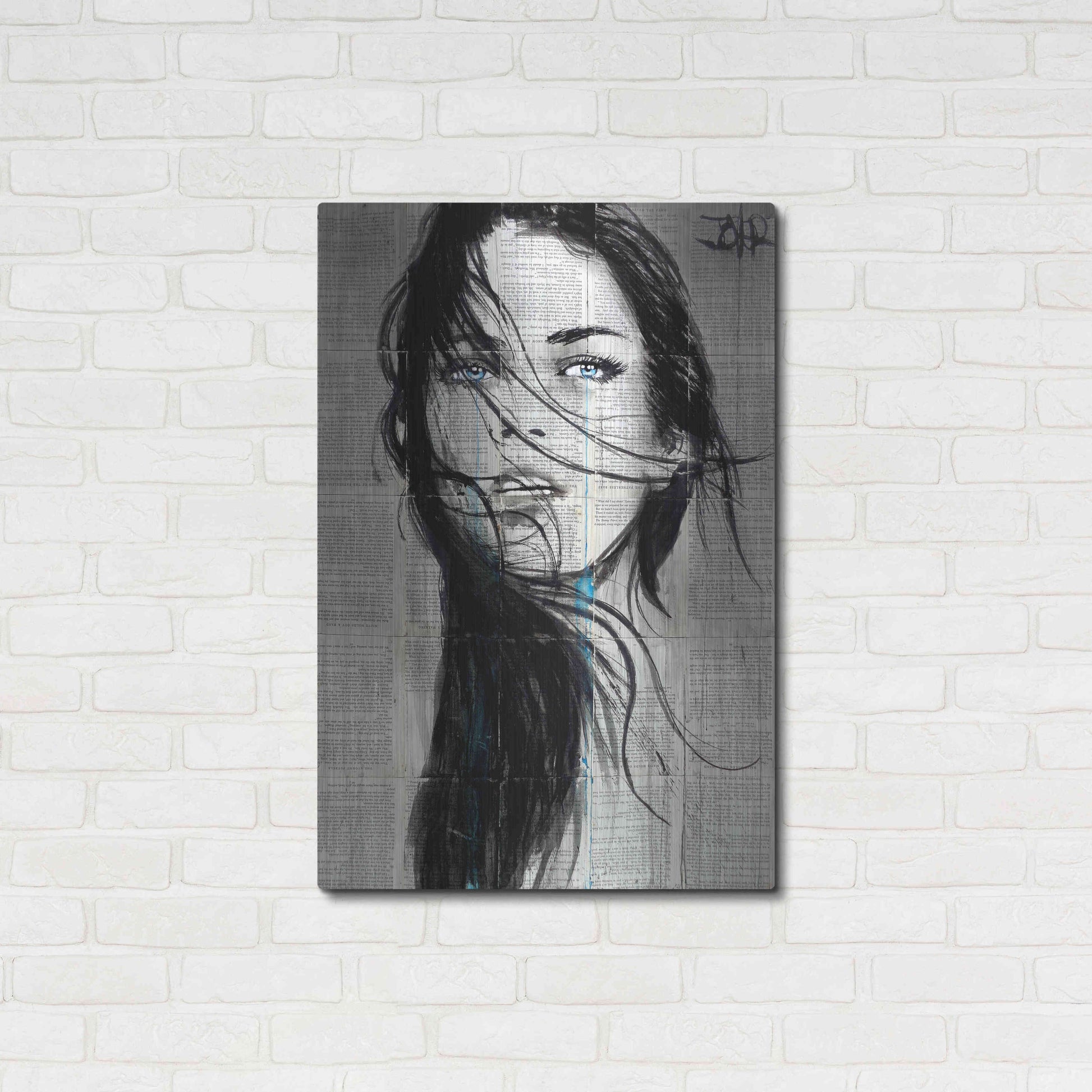 Luxe Metal Art 'Apache' by Loui Jover, Metal Wall Art,24x36