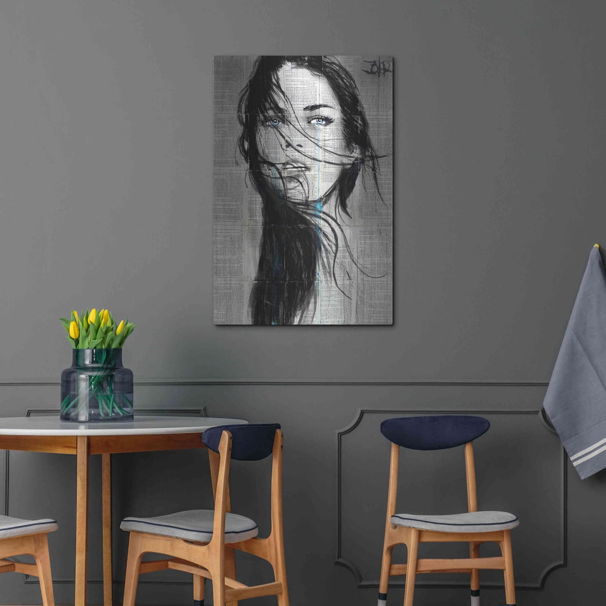 'Apache' by Loui Jover – Metal Wall Art, 24x36 room view