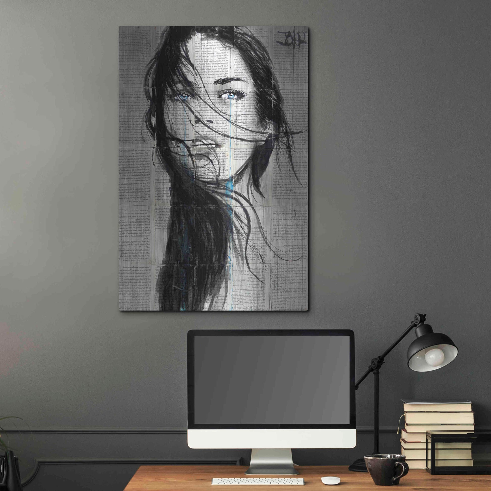 Luxe Metal Art 'Apache' by Loui Jover, Metal Wall Art,24x36