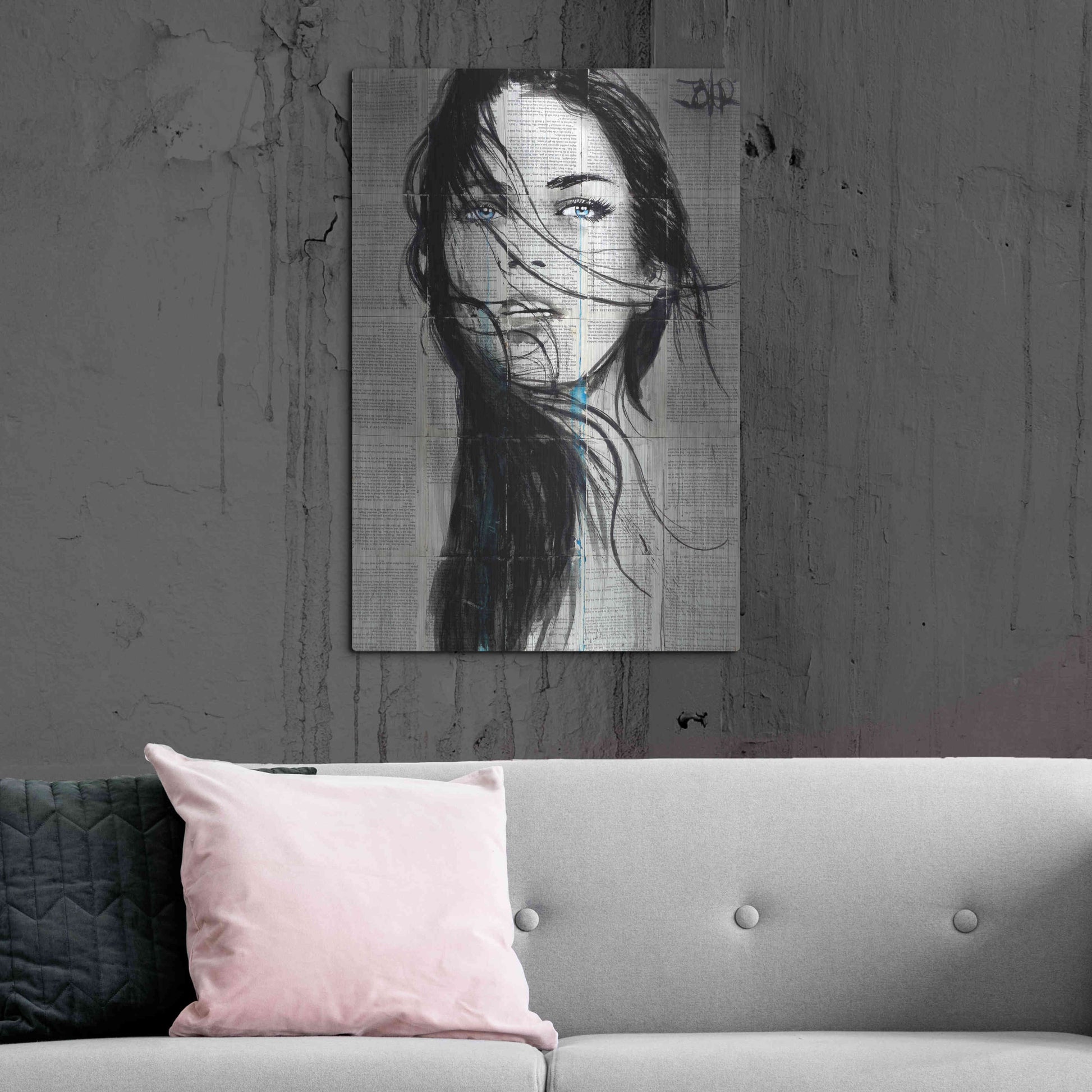 Luxe Metal Art 'Apache' by Loui Jover, Metal Wall Art,24x36