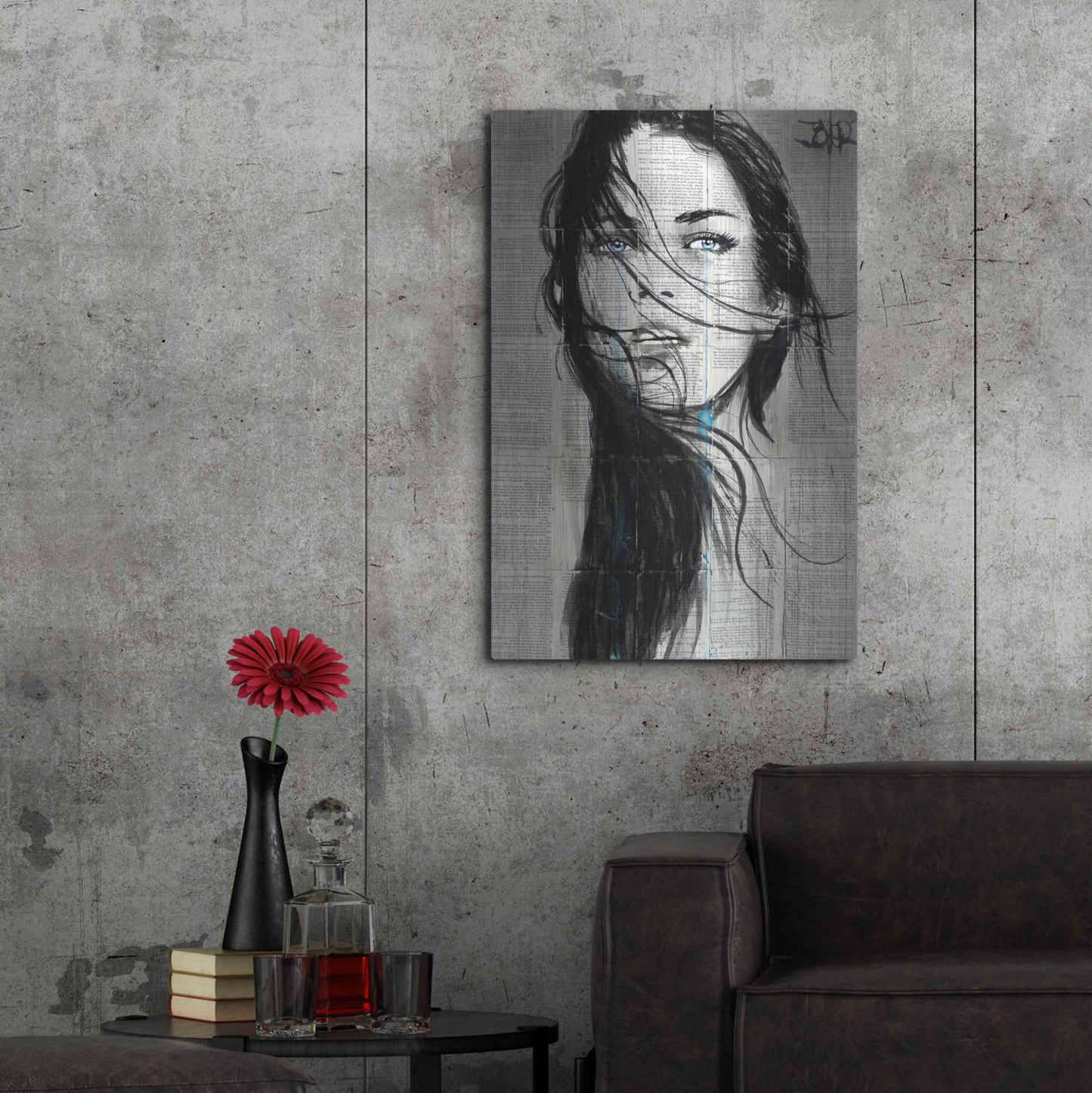 Luxe Metal Art 'Apache' by Loui Jover, Metal Wall Art,24x36