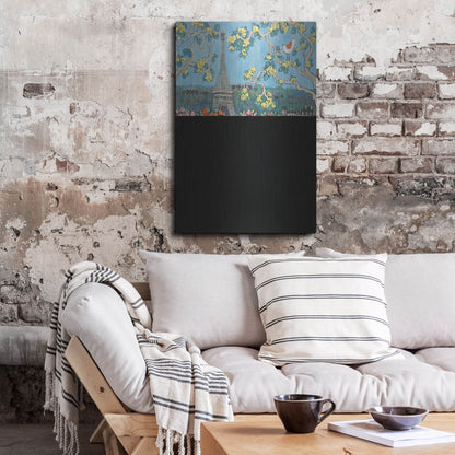 Luxe Metal Art 'Eiffel Tower II' by Holly Wojhan, Metal Wall Art,24x36