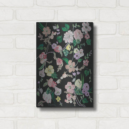 Luxe Metal Art 'Flowerness' by Holly Wojhan, Metal Wall Art,12x16