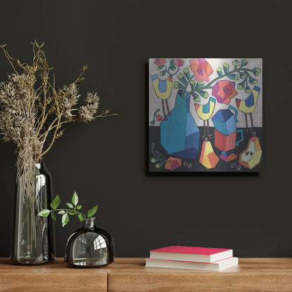 Luxe Metal Art 'Morning so Bright' by Holly Wojhan, Metal Wall Art,12x12