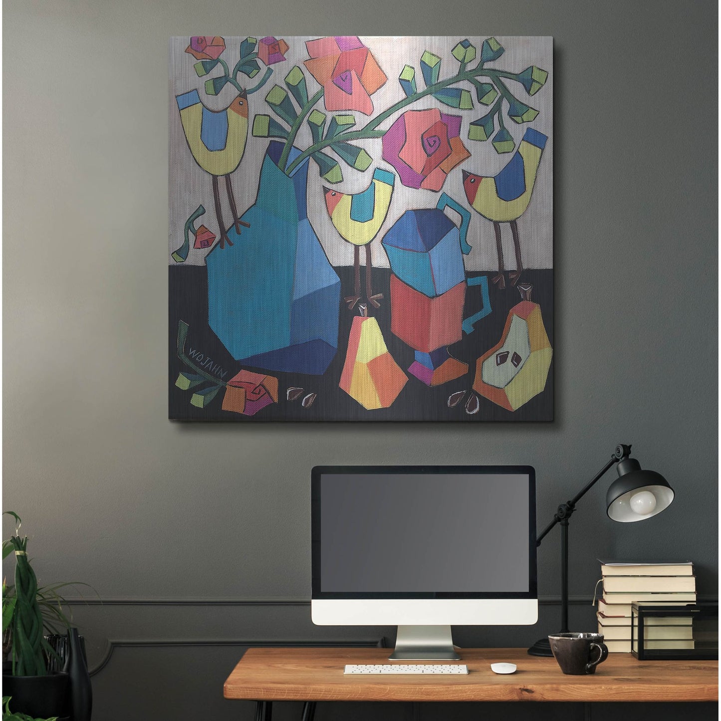 Luxe Metal Art 'Morning so Bright' by Holly Wojhan, Metal Wall Art,36x36