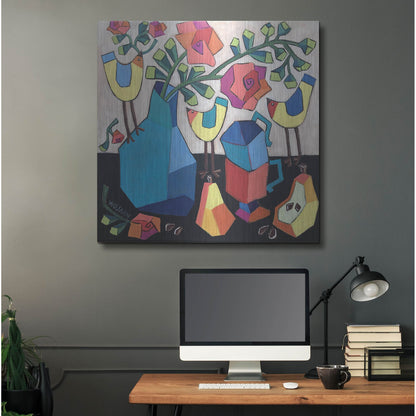 Luxe Metal Art 'Morning so Bright' by Holly Wojhan, Metal Wall Art,36x36