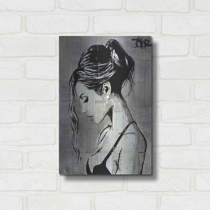 Luxe Metal Art 'Being' by Loui Jover, Metal Wall Art,12x16