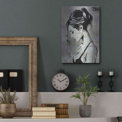 Luxe Metal Art 'Being' by Loui Jover, Metal Wall Art,12x16