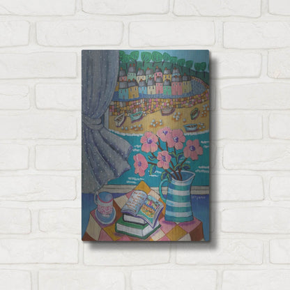 Luxe Metal Art 'An Artist View of Cornwall' by Holly Wojhan, Metal Wall Art,12x16