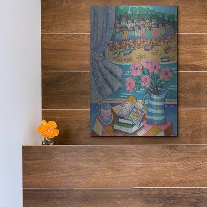 Luxe Metal Art 'An Artist View of Cornwall' by Holly Wojhan, Metal Wall Art,12x16