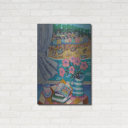 Luxe Metal Art 'An Artist View of Cornwall' by Holly Wojhan, Metal Wall Art,24x36