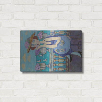 Luxe Metal Art 'Reviera' by Holly Wojhan, Metal Wall Art,24x16