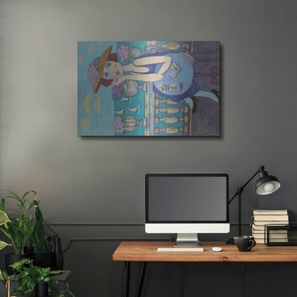 Luxe Metal Art 'Reviera' by Holly Wojhan, Metal Wall Art,36x24