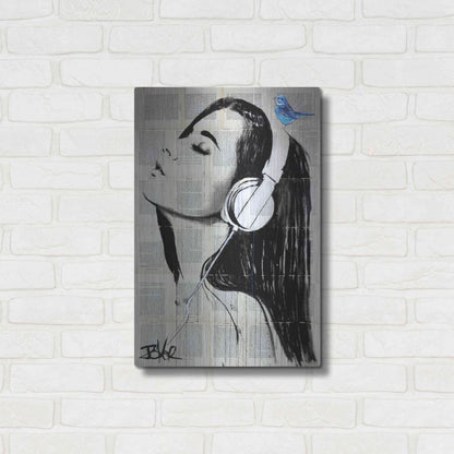 Luxe Metal Art 'Big Audio' by Loui Jover, Metal Wall Art,16x24