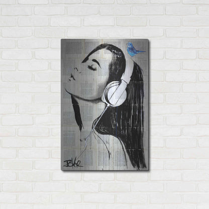 Luxe Metal Art 'Big Audio' by Loui Jover, Metal Wall Art,24x36