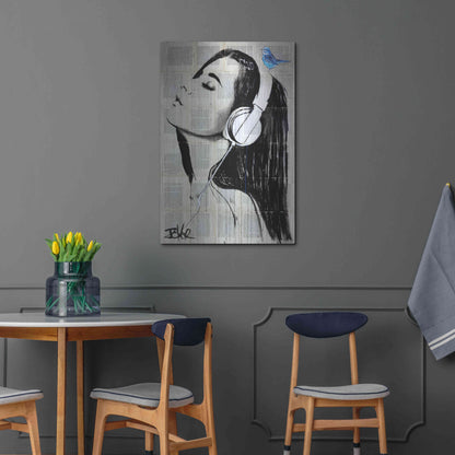 Luxe Metal Art 'Big Audio' by Loui Jover, Metal Wall Art,24x36