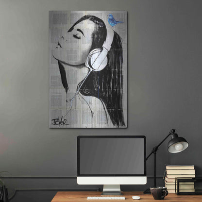 Luxe Metal Art 'Big Audio' by Loui Jover, Metal Wall Art,24x36