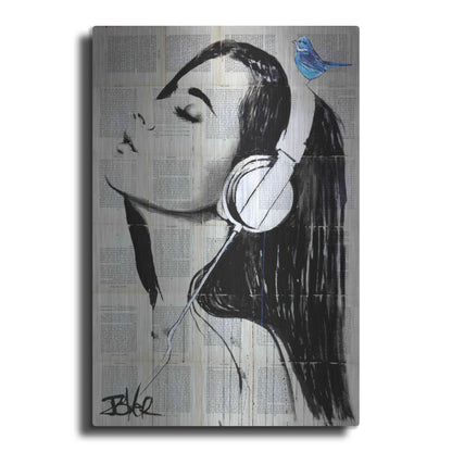 Luxe Metal Art 'Big Audio' by Loui Jover, Metal Wall Art