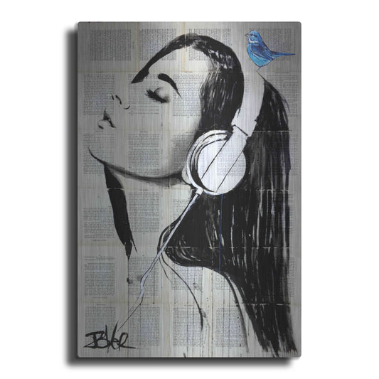 Luxe Metal Art 'Big Audio' by Loui Jover, Metal Wall Art