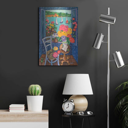 Luxe Metal Art 'Une Vue de Reve' by Holly Wojhan, Metal Wall Art,16x24