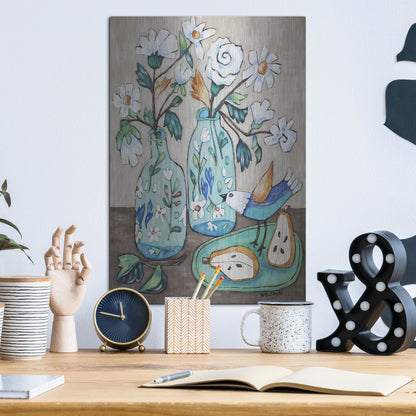 Luxe Metal Art 'It's Morning' by Holly Wojhan, Metal Wall Art,12x16