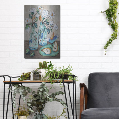 Luxe Metal Art 'It's Morning' by Holly Wojhan, Metal Wall Art,12x16