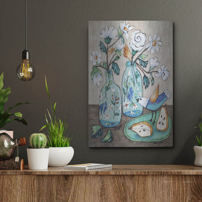 Luxe Metal Art 'It's Morning' by Holly Wojhan, Metal Wall Art,12x16