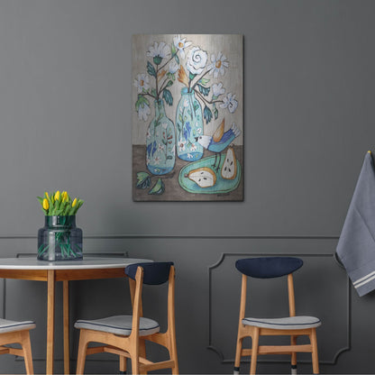 Luxe Metal Art 'It's Morning' by Holly Wojhan, Metal Wall Art,24x36