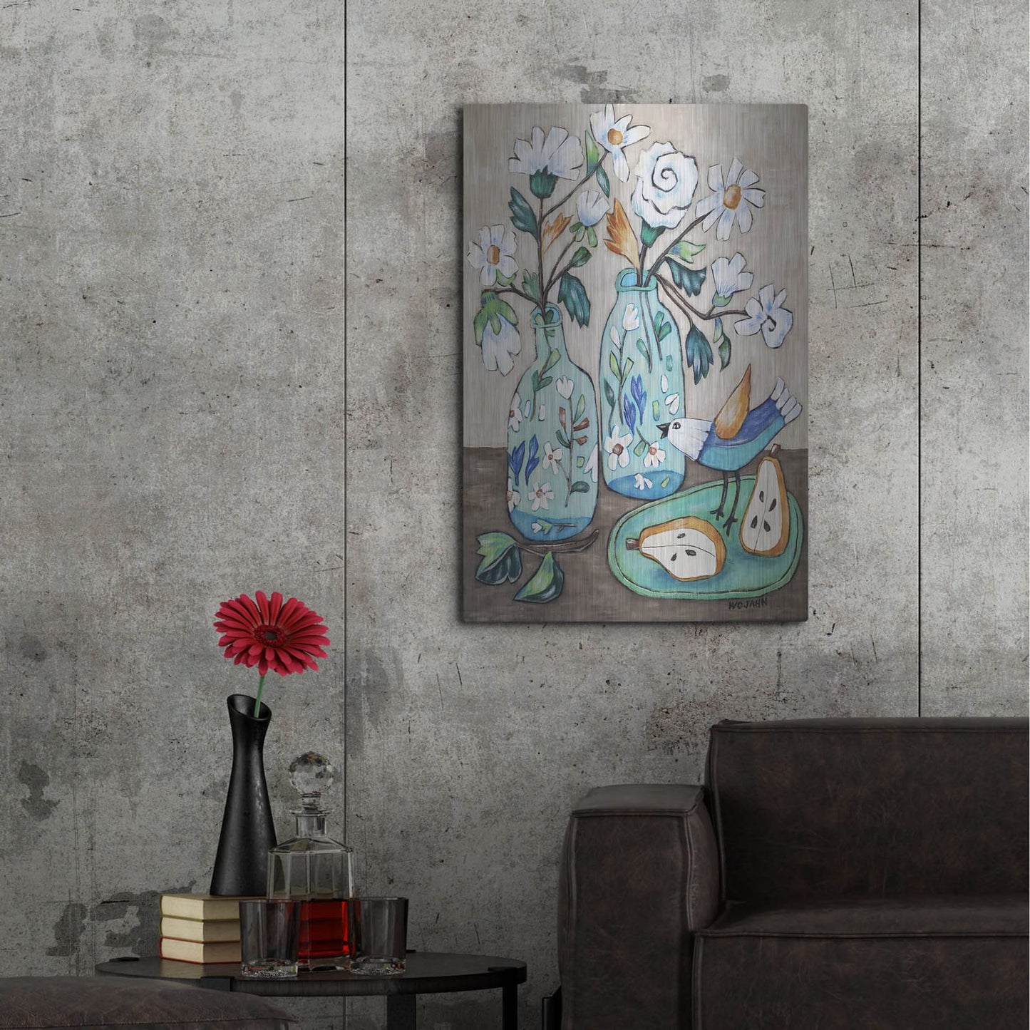 Luxe Metal Art 'It's Morning' by Holly Wojhan, Metal Wall Art,24x36