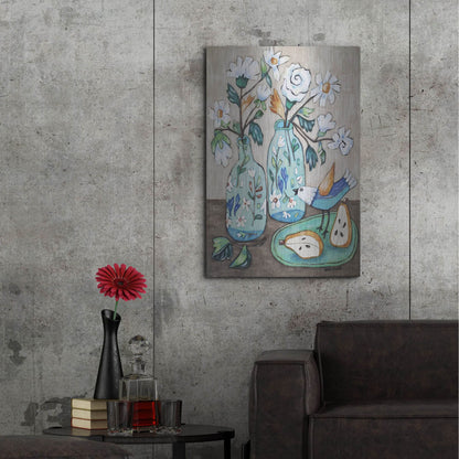 Luxe Metal Art 'It's Morning' by Holly Wojhan, Metal Wall Art,24x36