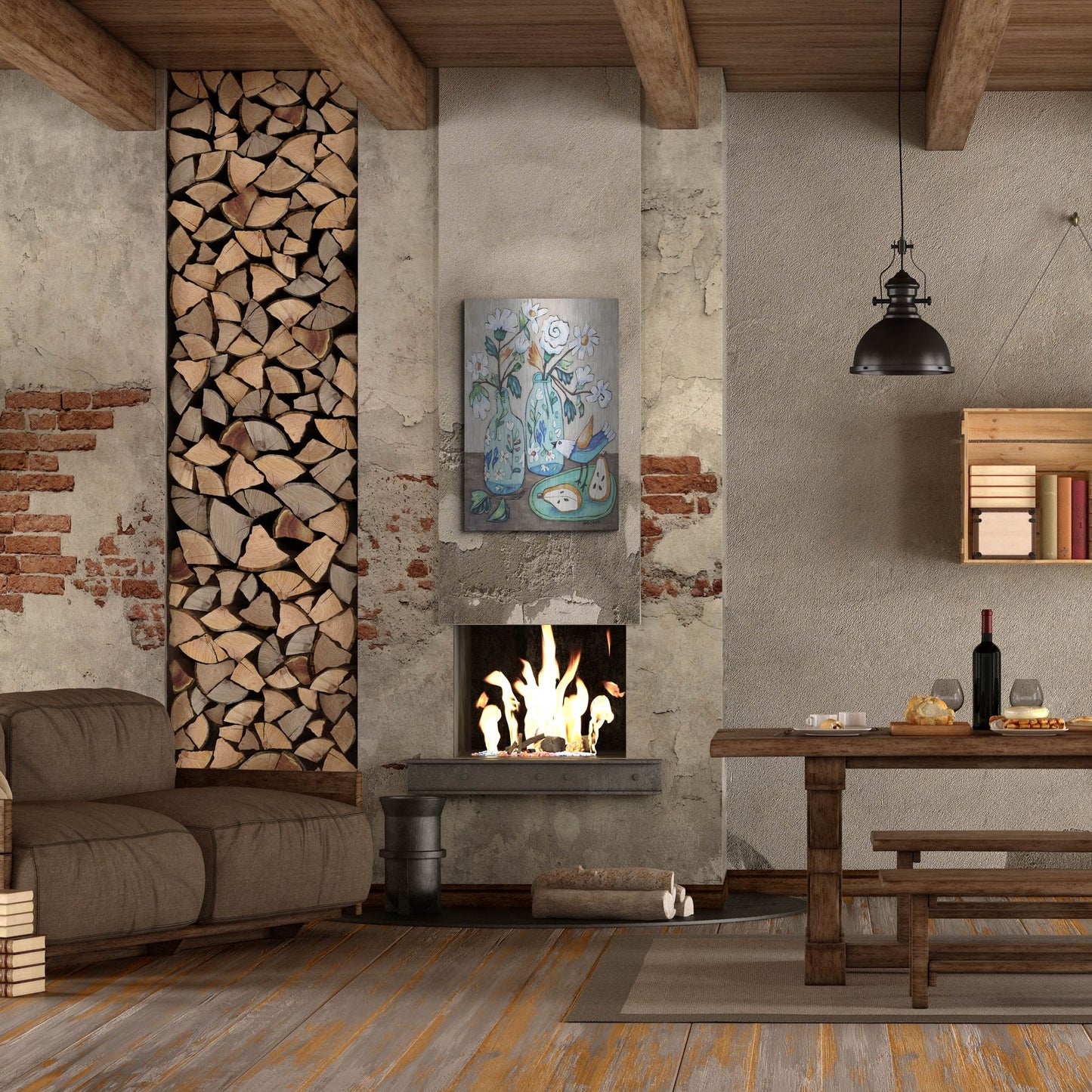 Luxe Metal Art 'It's Morning' by Holly Wojhan, Metal Wall Art,24x36