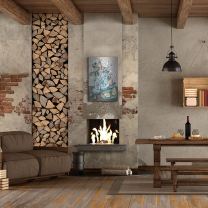 Luxe Metal Art 'It's Morning' by Holly Wojhan, Metal Wall Art,24x36