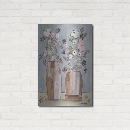 Luxe Metal Art 'Morning Pinks' by Holly Wojhan, Metal Wall Art,24x36