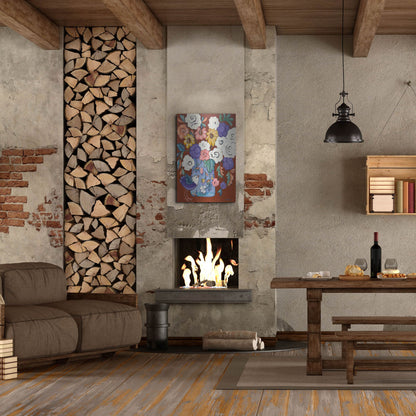 Luxe Metal Art 'Brightly' by Holly Wojhan, Metal Wall Art,24x36