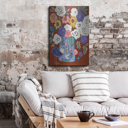 Luxe Metal Art 'Brightly' by Holly Wojhan, Metal Wall Art,24x36