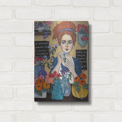 Luxe Metal Art 'Le Joie de Travail' by Holly Wojhan, Metal Wall Art,12x16