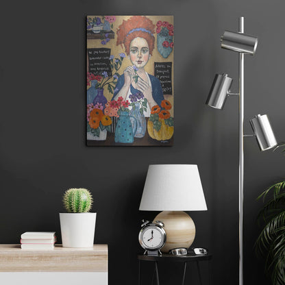 Luxe Metal Art 'Le Joie de Travail' by Holly Wojhan, Metal Wall Art,16x24