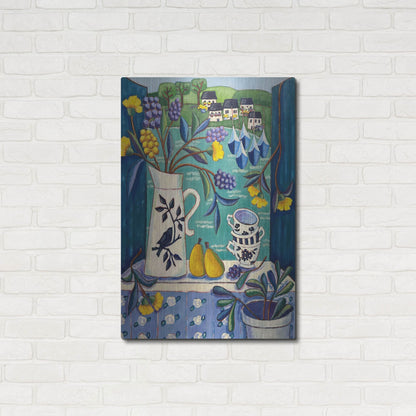 Luxe Metal Art 'Cottage by the Sea' by Holly Wojhan, Metal Wall Art,24x36