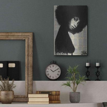 Luxe Metal Art 'Celistine' by Loui Jover, Metal Wall Art,12x16