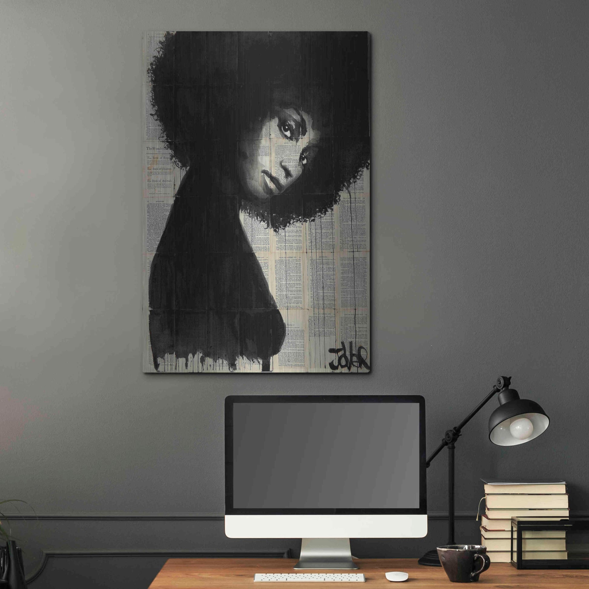 Luxe Metal Art 'Celistine' by Loui Jover, Metal Wall Art,24x36