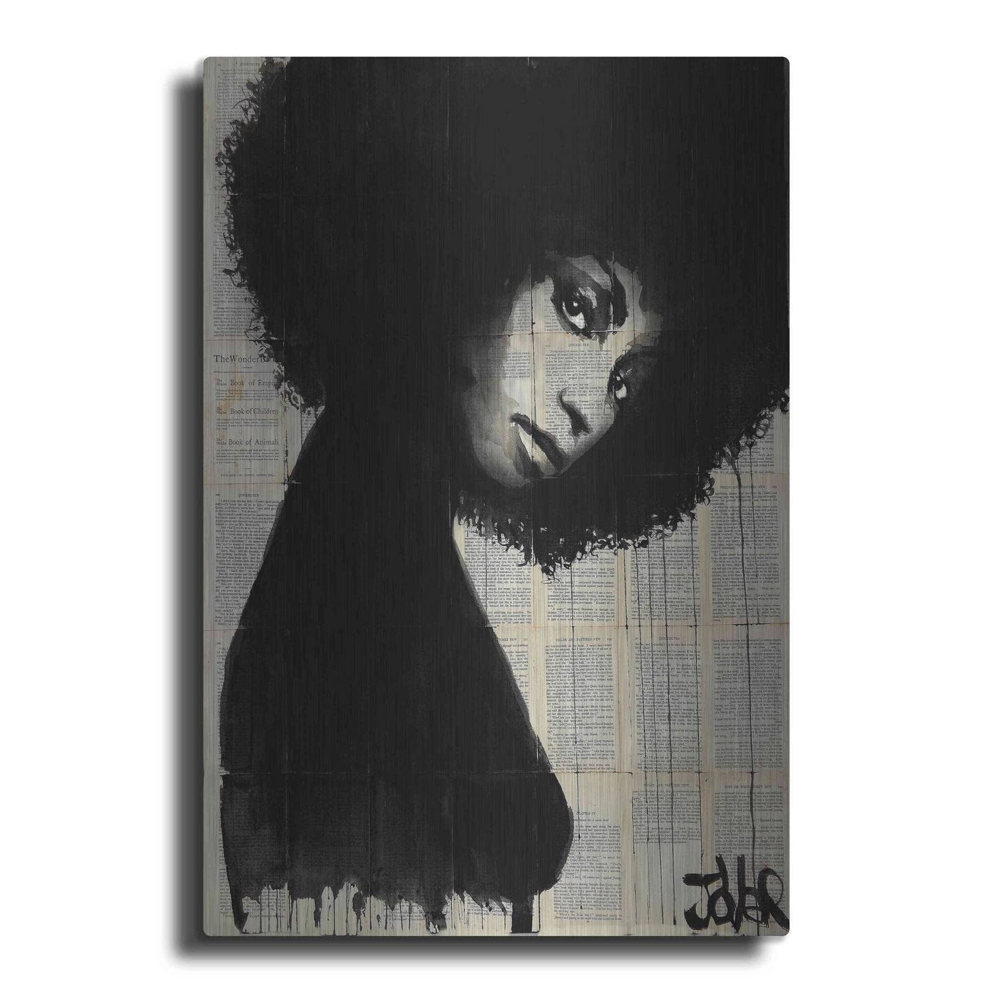 Luxe Metal Art 'Celistine' by Loui Jover, Metal Wall Art