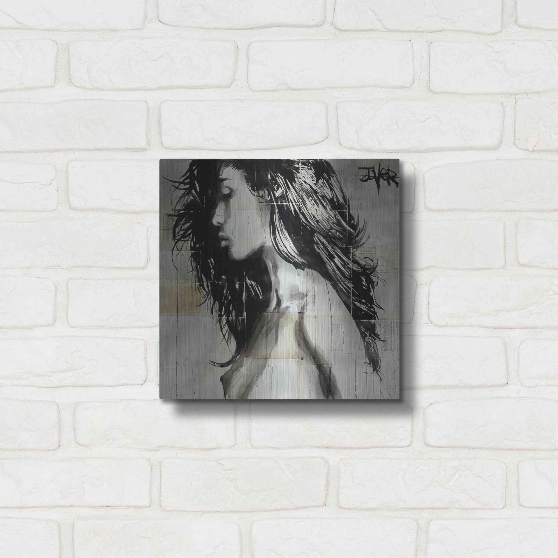 Luxe Metal Art 'Colombia' by Loui Jover, Metal Wall Art,12x12